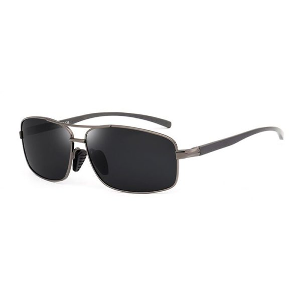 Reven Jate Men s Full Rim Rectangle Alloy Polarized Sunglasses 2458 For Cheap - Image 5