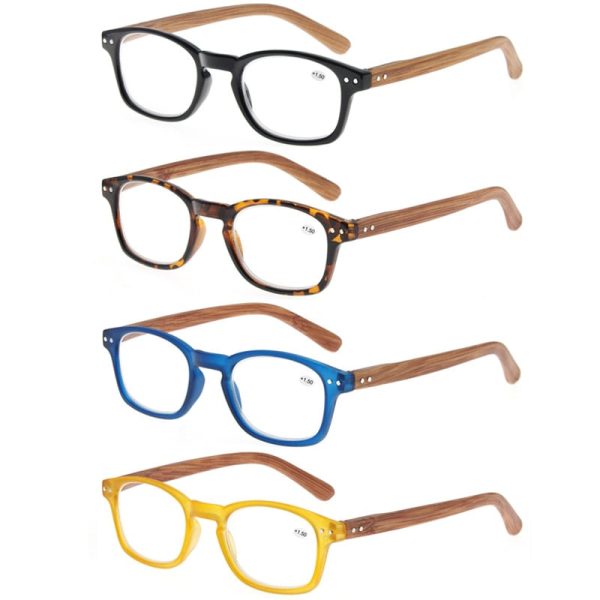 Modfans Women s Full Rim Square Polycarbonate Reading Glasses R012 Online now