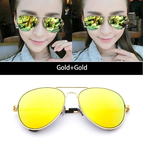 Aidien Unisex Full Rim Alloy Round Myopic Reading Glasses Sunglasses  6606 Online - Image 5