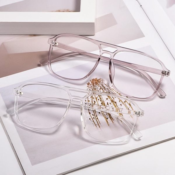 Yimaruili Unisex Full Rim TR 90 Resin Double Bridge Frame Eyeglasses D138 Online now