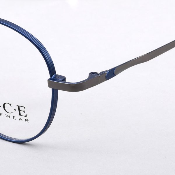Bclear Unisex Eyeglasses Titanium Round Full Rim Sc88303 For Sale - Image 3