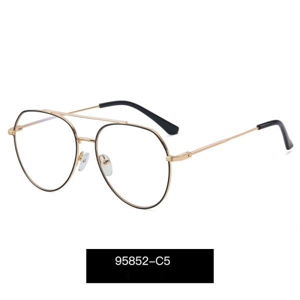 Hotony Women s Full Rim Aviator Alloy Frame Eyeglasses 95852 Supply - Image 5