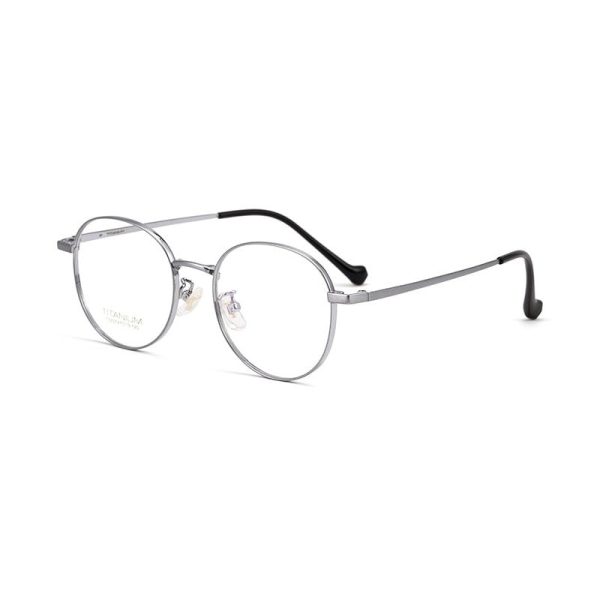 Hotochki Unisex Full Rim Polygon Beta Titanium Frame Eyeglasses 3933 Online - Image 3
