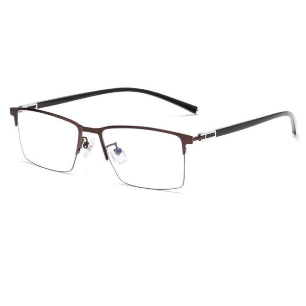 Yimaruili Men s Full Rim Titanium Alloy Frame Eyeglasses  P9832 Hot on Sale - Image 4