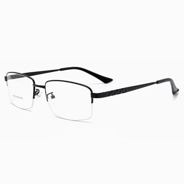 Hotochki Men s Semi Rim Alloy Frame Eyeglasses 6032 For Discount - Image 4