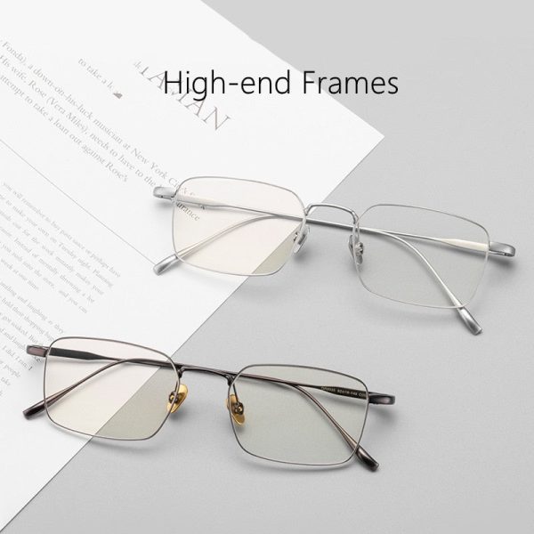 Yimaruili Men s Full Rim Titanium Alloy Frame Eyeglasses SC10T Online Hot Sale - Image 4