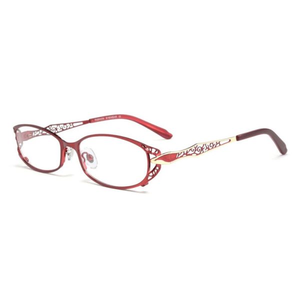 Hotochki Women s Full Rim Alloy Frame Reading Glasses 99003-8982 For Sale - Image 5