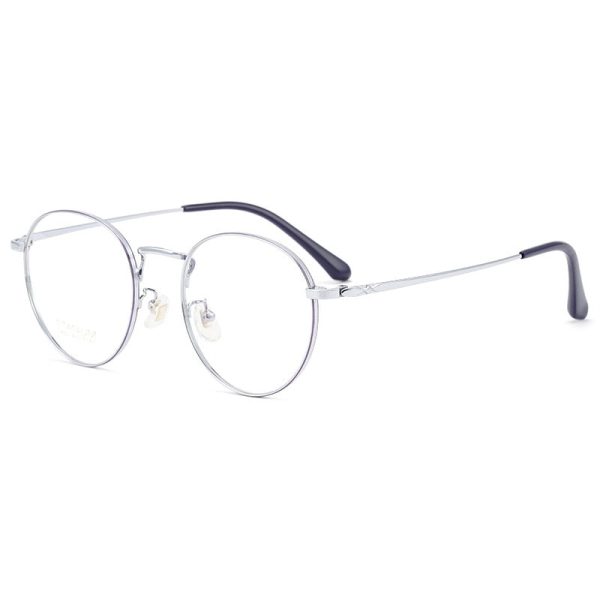 Yimaruili Unisex Full Rim Round Titanium Frame Eyeglasses CK803 For Cheap - Image 5