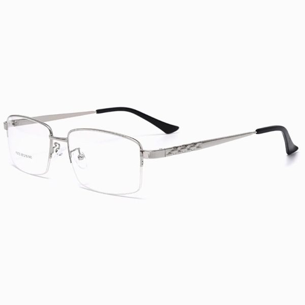 Hotochki Men s Semi Rim Alloy Frame Eyeglasses 6032 For Discount