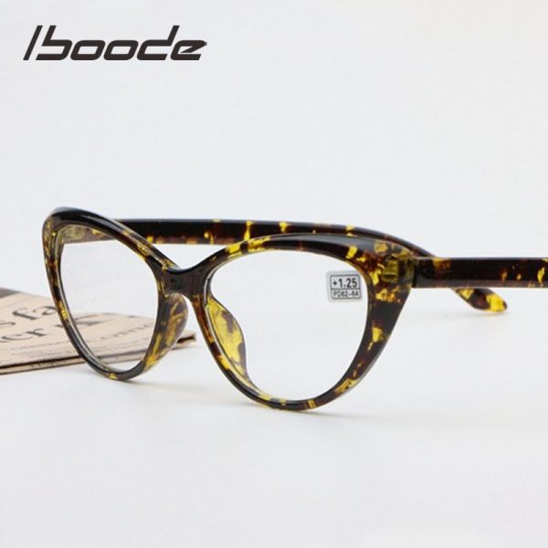 Iboode Women s Full Rim Cat Eye PC Plastic Reading Glasses F414 For Sale - Image 4