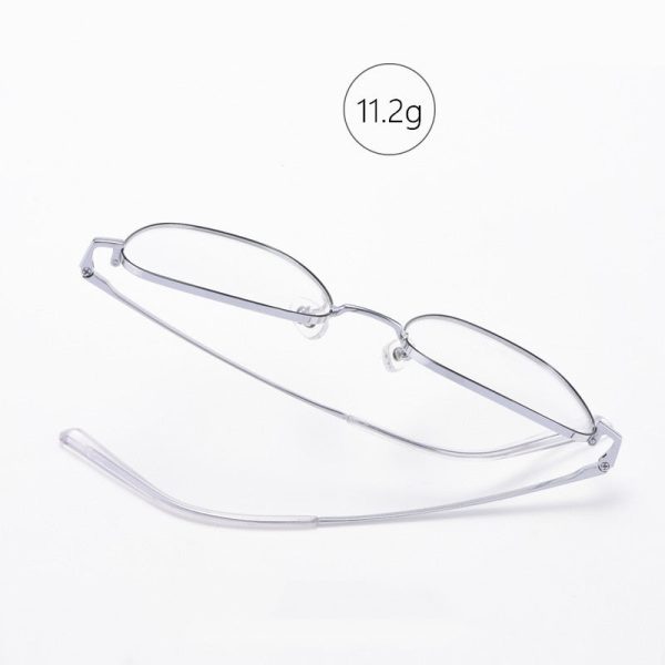 Yimaruili Unisex Full Rim Polygonal Titanium Frame Eyeglasses 9026JY on Sale - Image 5