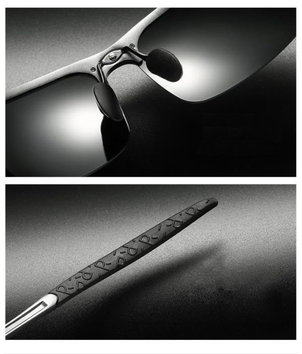 Aidien Men s Full Rim Square Tr 90 Myopic Reading Glasses Sunglasses For Discount - Image 4