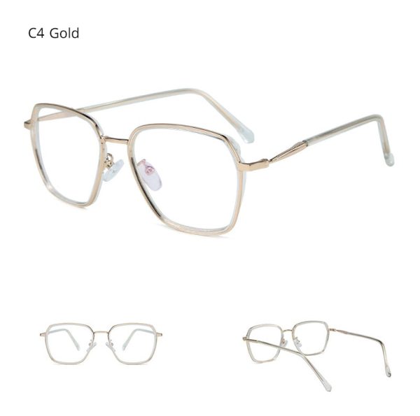 Ralferty Women s Full Rim Big Square Tr 90 Eyeglasses D16024 Discount - Image 3