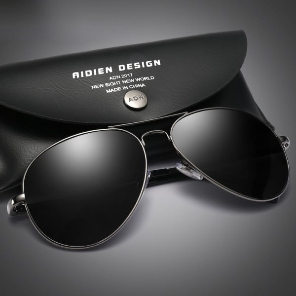 Aidien Unisex Full Rim Alloy Round Myopic Reading Glasses Sunglasses  6606 Online - Image 3
