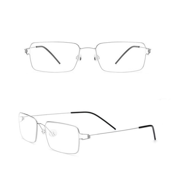 Yimaruili Unisex Full Rim Screwless Titanium Alloy Frame Eyeglasses 28606 Supply - Image 4