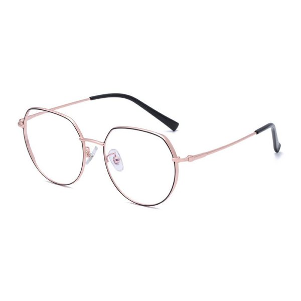 Hotony Unisex Full Rim Alloy Round Frame Eyeglasses 1121 Online Sale - Image 2