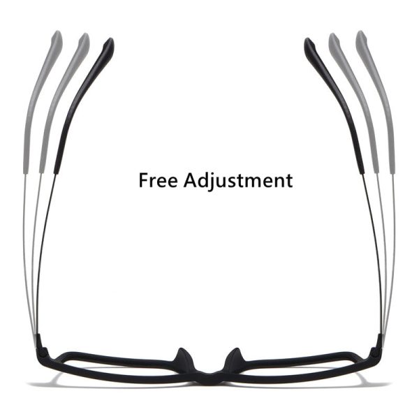Yimaruili Men s Full Rim Resin Titanium Frame Eyeglasses HR8085 Sale - Image 5
