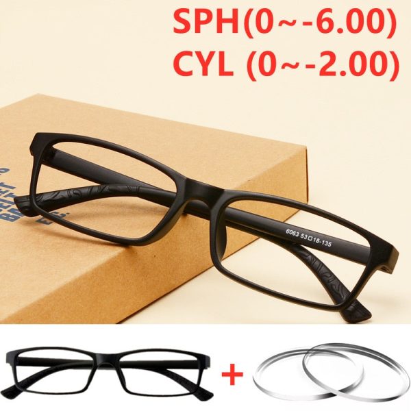 Yimaruili Unisex Full Rim TR 90 Resin Frame Customizable Lens Eyeglasses 6063 Supply