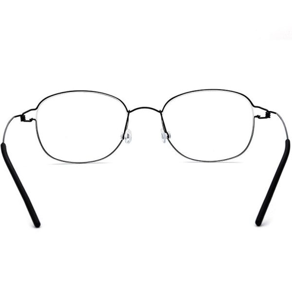 Hdcrafter Unisex Full Rim Round Titanium Screwless Frame Eyeglasses 28618 Online - Image 4
