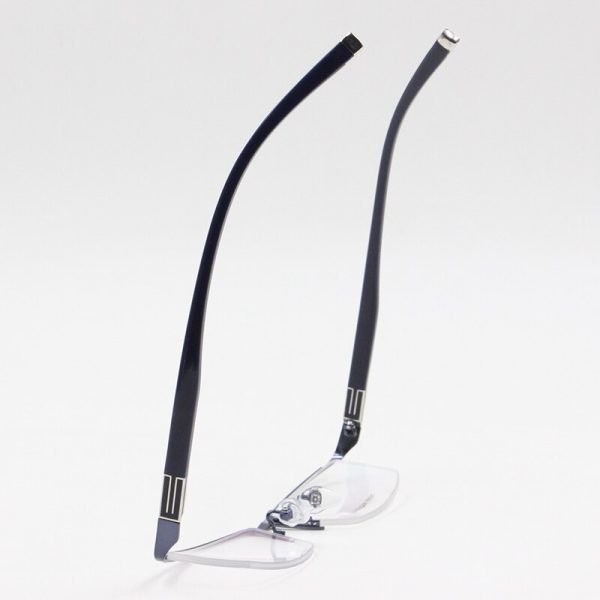 Bclear Men s Titanium Alloy Eyeglasses Semi-Rim Cheap - Image 5