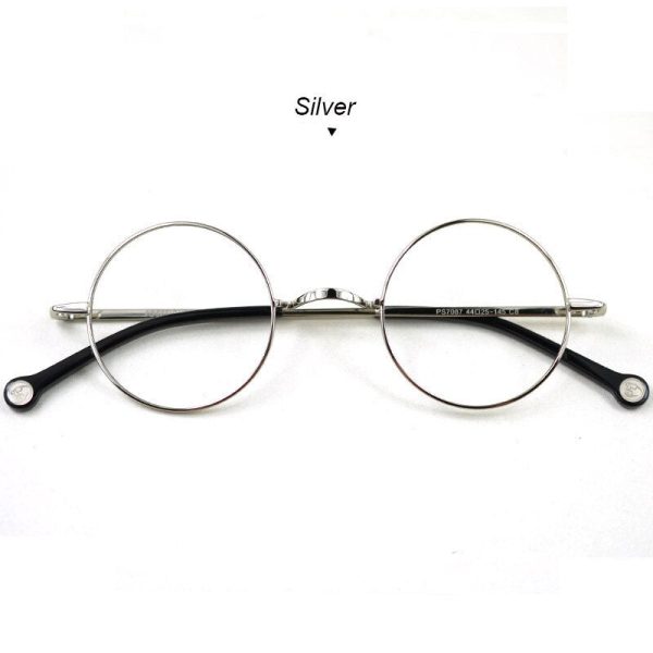 Hdcrafter Unisex Full Rim Round Alloy Frame Eyeglasses Ps7087 For Cheap - Image 5