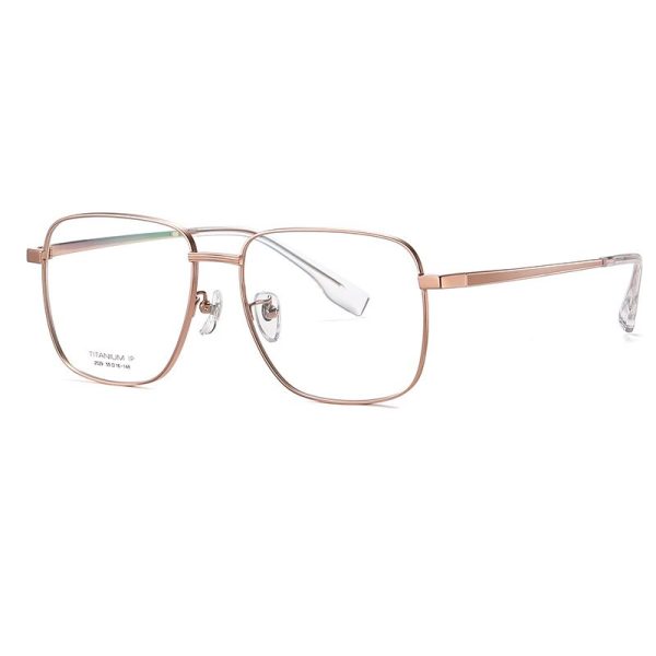 Hotony Women s Full Rim Square Titanium Frame Eyeglasses Yj2029 For Cheap - Image 3