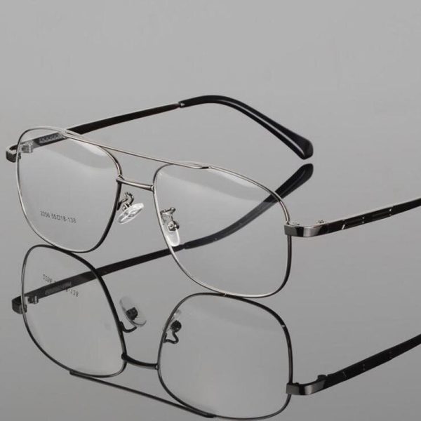 Hotochki Unisex Full Rim Round Box Alloy Frame Eyeglasses 2256 Cheap - Image 3