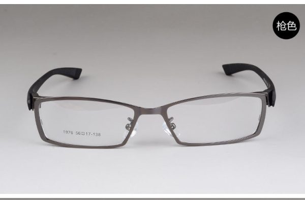Bclear Men s Rectangular Full Alloy Frame Eyeglasses Supply - Image 4
