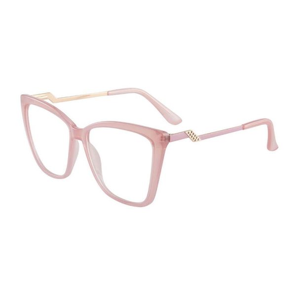 Hotony Women s Full Rim TR 90 Resin Square Cat Eye Frame Eyeglasses 7049 For Cheap - Image 5