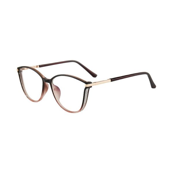 Hotony Women s Full Rim TR 90 Resin Cat Eye Frame Eyeglasses 7041 Online Sale - Image 4