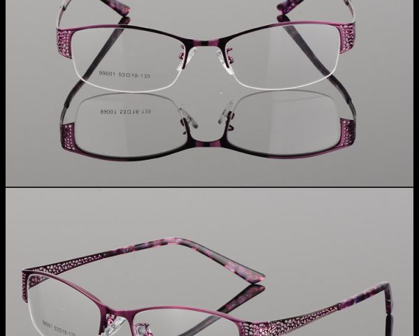 Bclear Women s Eyeglasses Metal Ultra-Light Elegant Online now - Image 5