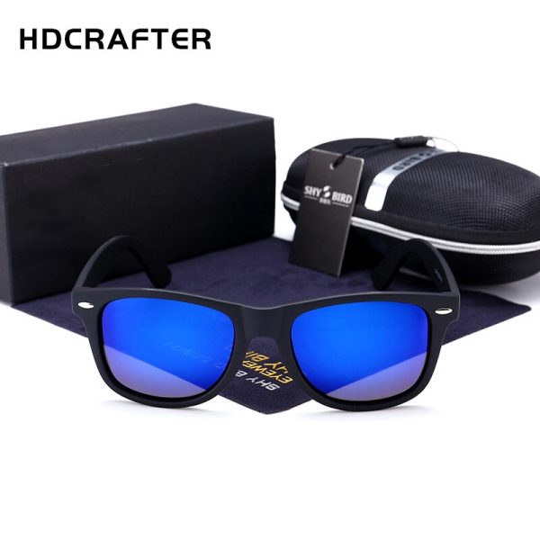 Hdcrafter Unisex Full Rim Square Acetate Frame Polarized Sunglasses 2140 Online - Image 3