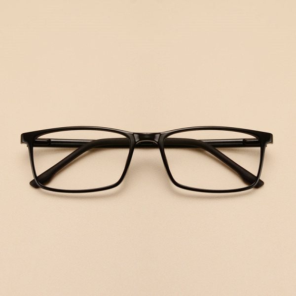 Yimaruili Unisex Full Rim Imitation Wood Grain Resin Frame Eyeglasses 98056 Sale - Image 5