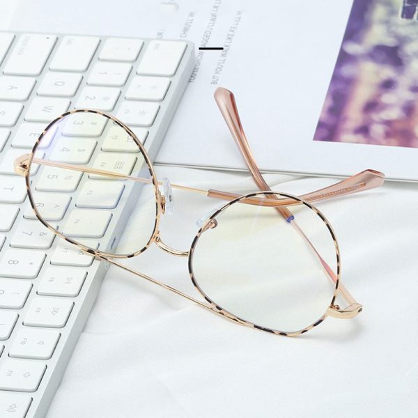 Hotony Women s Full Rim Aviator Alloy Frame Eyeglasses 95852 Supply - Image 3