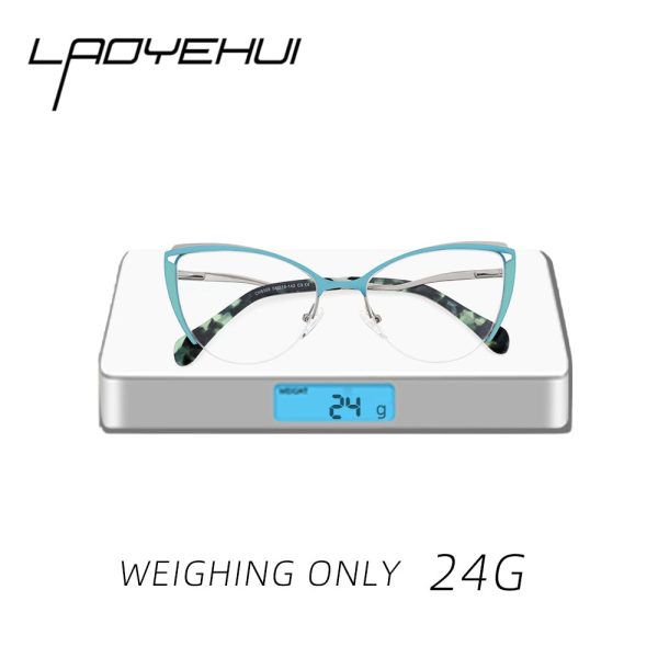 Laoyehui Women s Eyeglasses Cat Eye Alloy Reading Glasses 8369-1 Sale - Image 5