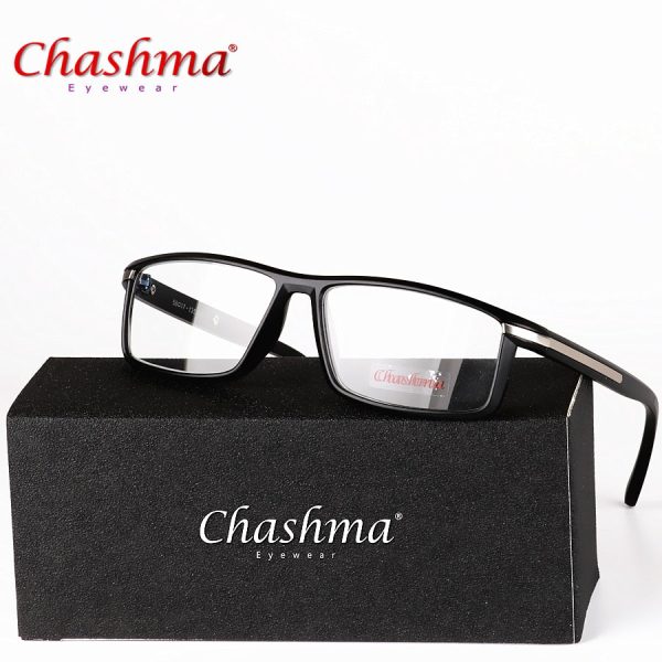 Chashma Unisex Full Rim Square Titanium Tr 90  Reading Glasses 1356 For Sale