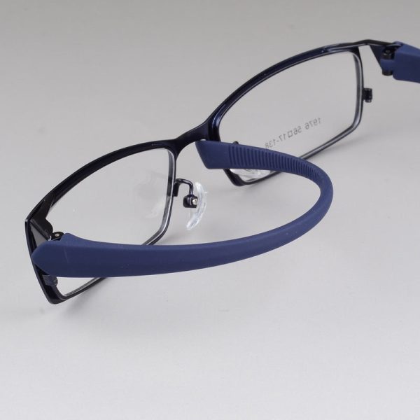 Bclear Men s Rectangular Full Alloy Frame Eyeglasses Supply - Image 3
