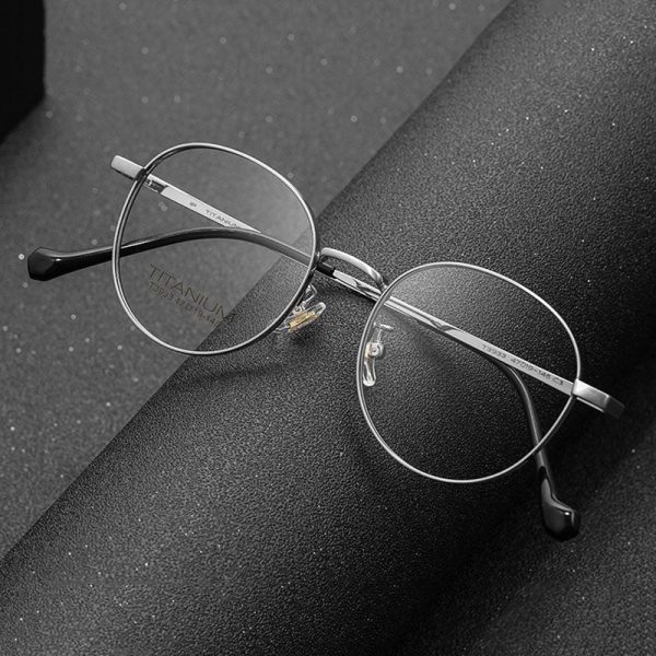 Hotochki Unisex Full Rim Polygon Beta Titanium Frame Eyeglasses 3933 Online