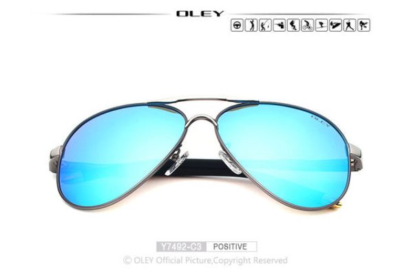 Oley Brand Unisex Polarized Sunglasses Men Women Driving Coating Spectacles Y7492 Hot on Sale - Image 2