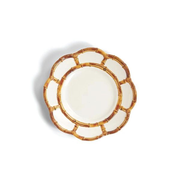 Bamboo Melamine Salad Plates, Set of 4 Online Hot Sale