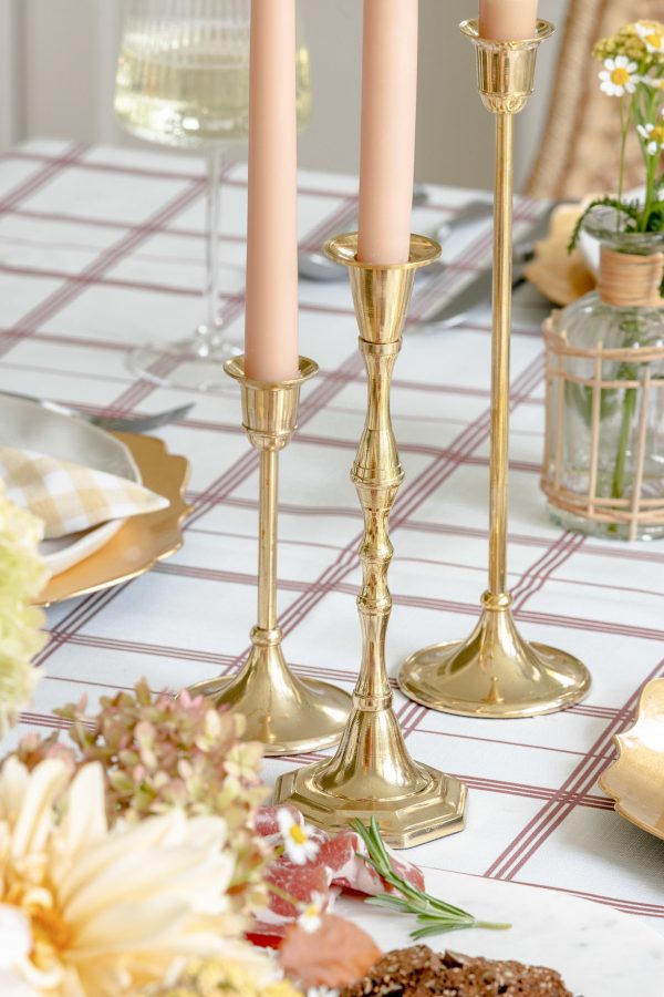 6 inch Candlestick in Gold Hot on Sale - Image 2