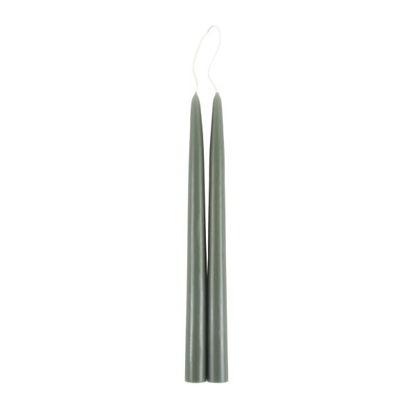 Taper Candle Set - Moss For Sale - Image 3