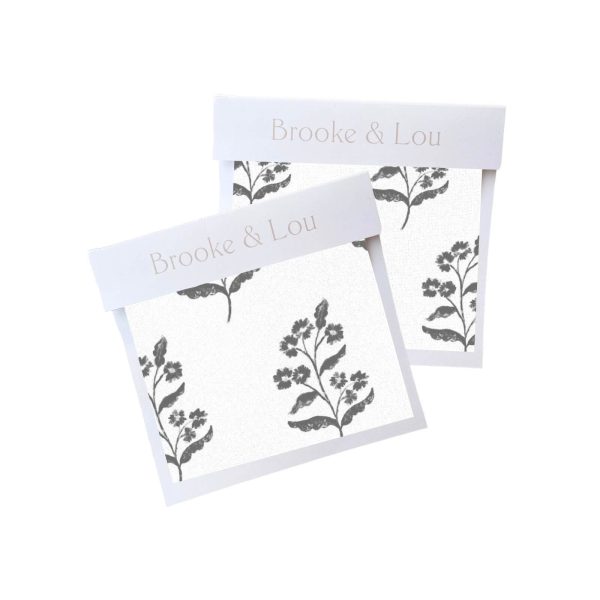 Frankie Floral Fabric in Charcoal Online - Image 2