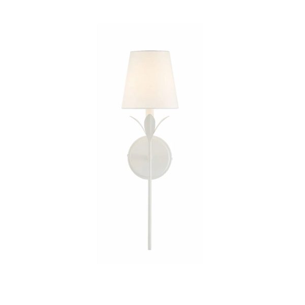 Flourish Sconce in Matte White Online now