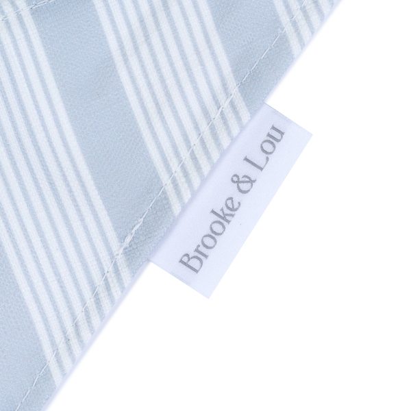 Oscar Stripe Light Blue Dog Bandana Online - Image 2