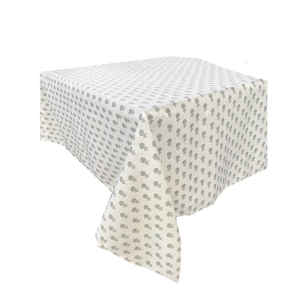 Lyla Floral Tablecloth in Sage Discount