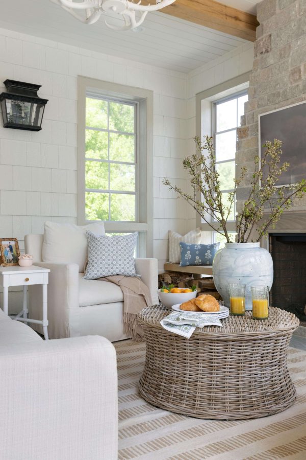 Dainty Lattice Pillow in Dusty Blue Online Sale - Image 5