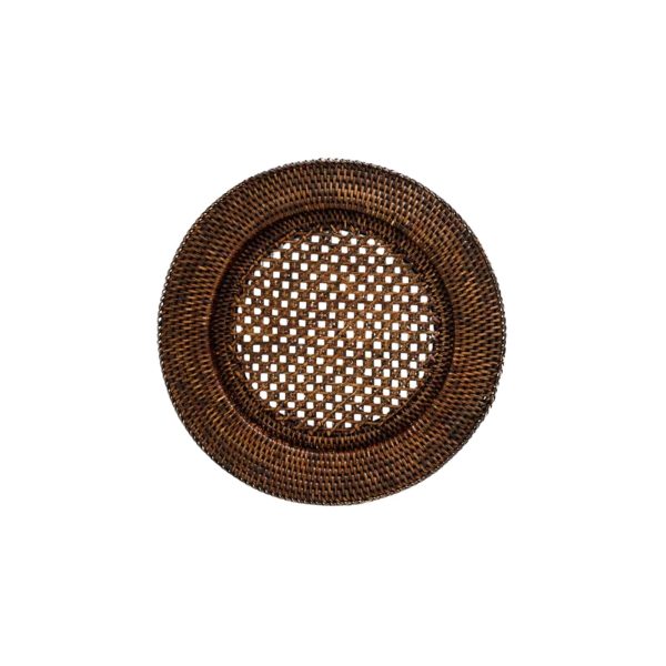 James Woven Charger Hot on Sale