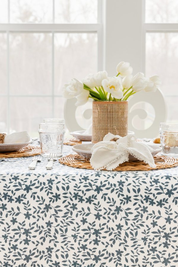 Jo Floral in Navy Tablecloth Online now - Image 2