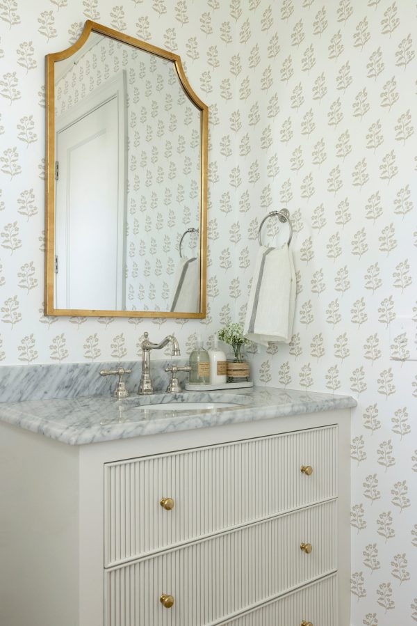 Frankie Floral Wallpaper in Natural Cheap - Image 5